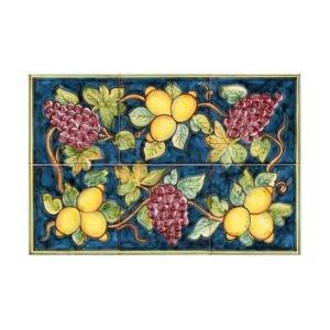 pannello-maiolica-uva-e-limoni-vp13119-40x60